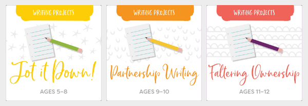 Natural Stages Writing Projects